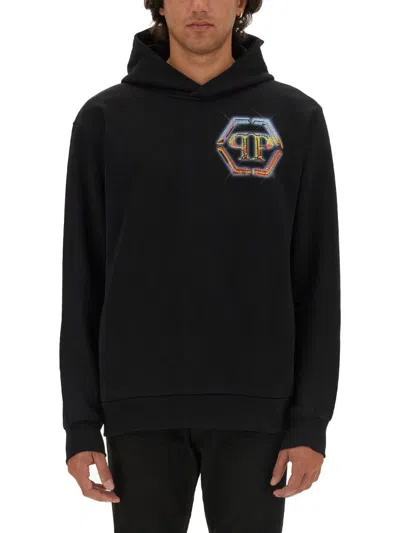 Philipp Plein Sweatshirt With Logo In Black