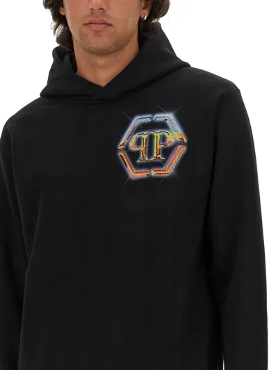 Philipp Plein Sweatshirt With Logo In Black