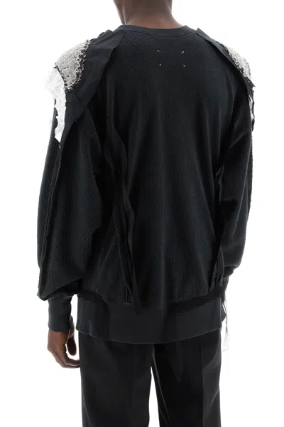 Shop Maison Margiela Inside-out Sweatshirt In Black