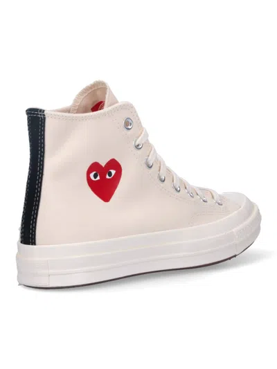 Comme Des Garçons Play Commes Des Garcons X Converse Sneakers In White