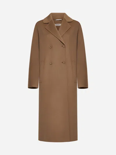 Shop 's Max Mara Capi Double-breasted Wool Coat In Brown