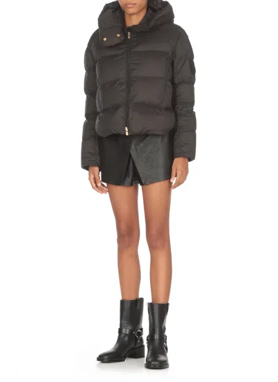 Shop Pinko Quilted Padded Jacket In Nero