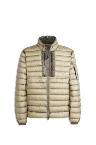 C.p. Company D.d. Shell Goggle Down Jacket In Grape Leaf