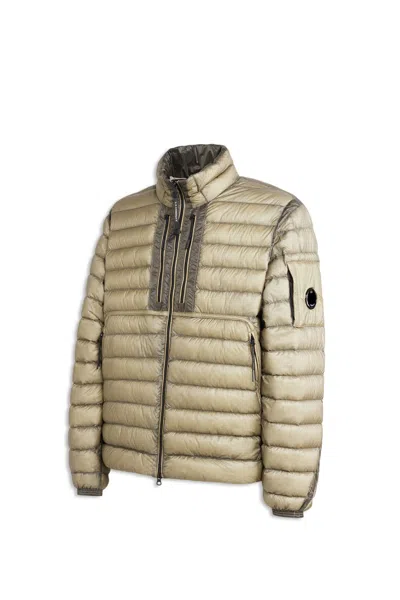 C.p. Company D.d. Shell Goggle Down Jacket In Grape Leaf
