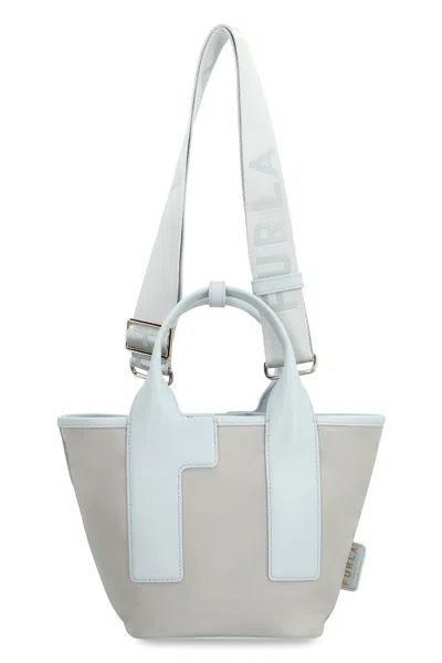 Shop Furla Piuma S Tote In Cenere