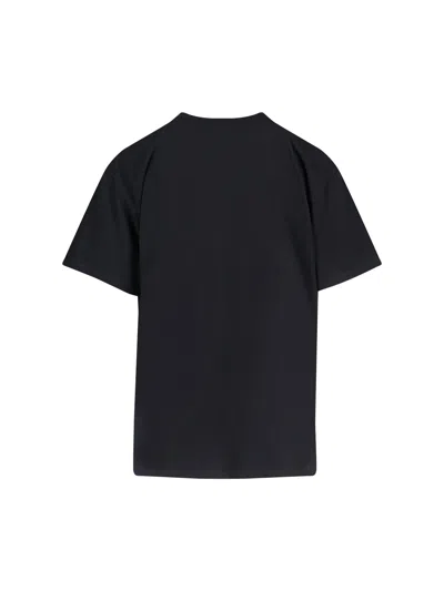 Shop Mm6 Maison Margiela Numeric Logo T-shirt In Black