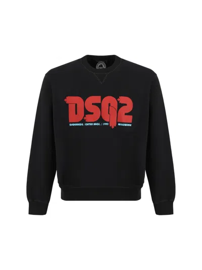 Shop Dsquared2 Sweatshirt In Black