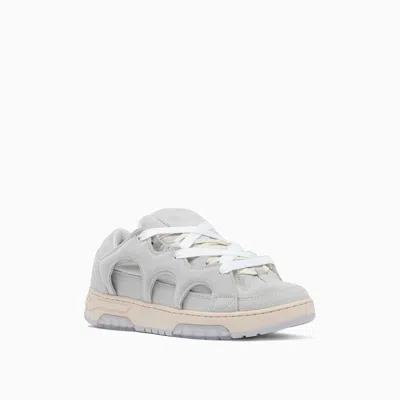 Paura Santha Model 1 Sneakers Suede Light-grey In Light Grey