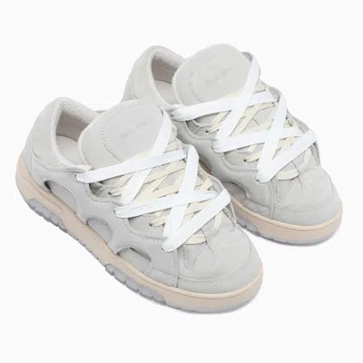 Paura Santha Model 1 Sneakers Suede Light-grey In Light Grey