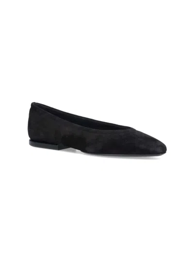 Shop Loro Piana Primula Ballet Flats In Black