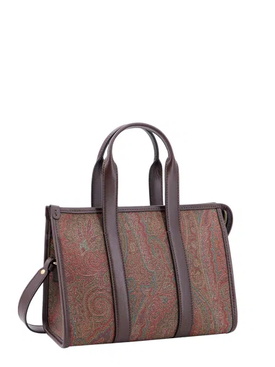 Shop Etro Handbag In Brown