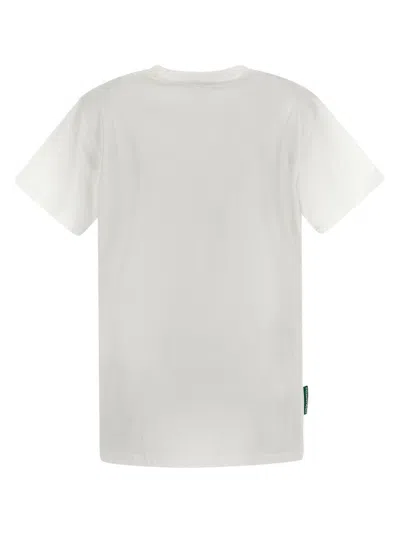 Dsquared2 One Life One Planet Printed Crewneck T-shirt In White