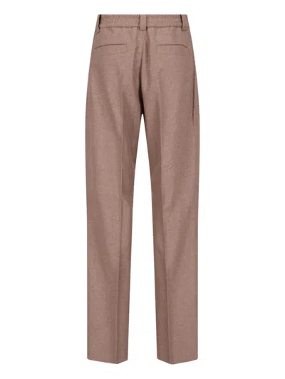 Shop Loro Piana Straight Pants In Rustic Amber