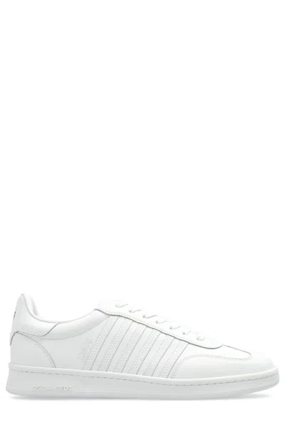 Dsquared2 Dsquared White Leather Boxer Sneakers