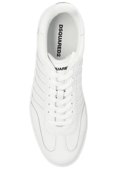Dsquared2 Dsquared White Leather Boxer Sneakers