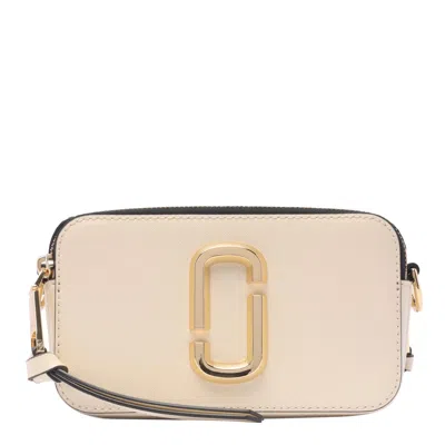 Shop Marc Jacobs The Snapshot Crossbody Bag In Beige