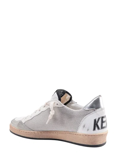 Shop Golden Goose Ball Star Sneakers In Light Silver/black/white/silve