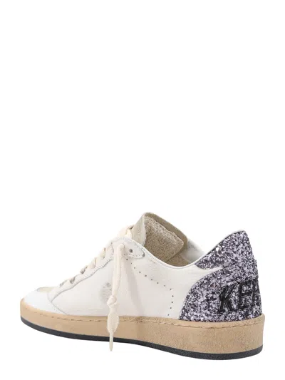 Shop Golden Goose Ball Star Sneakers In White Cinder Antracite