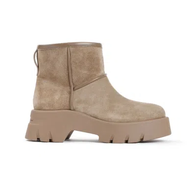 Shop Gianvito Rossi Stormy Bootie In Camel