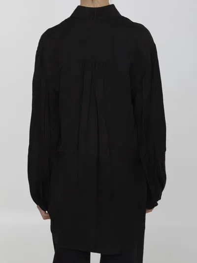 Shop Khaite Bam Shirt In Black