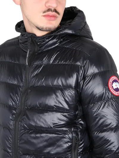 Shop Canada Goose Sidney Hooded Down Jacket In Black