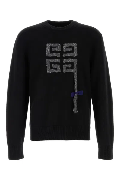 Givenchy Crew Neck Sweater Bm90t54ykr 001 In Black