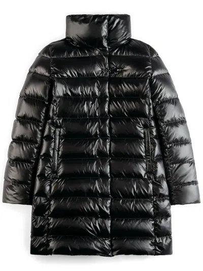 Fay Urban High-neck Padded Coat In Black