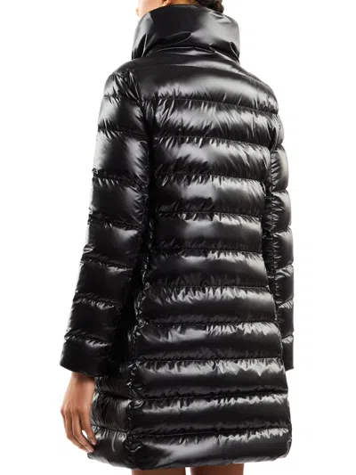 Fay Urban High-neck Padded Coat In Black