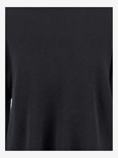 Allude Cashmere Sweater In Black