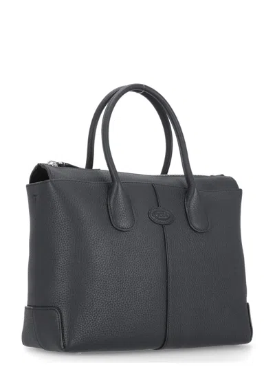 Shop Tod's Leather Shopping Bag