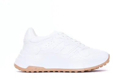 Shop Hogan Hi-fi Sneakers  In White