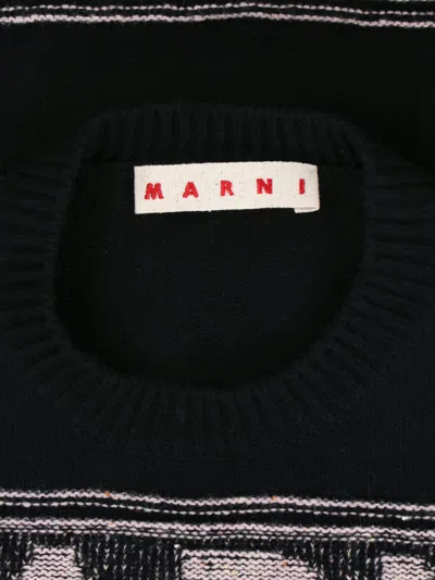 Shop Marni Logo Crewneck Jumper