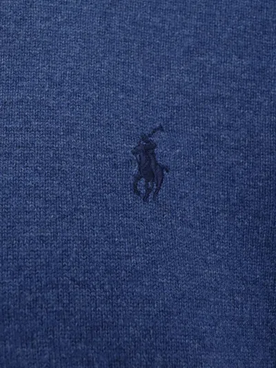 Shop Ralph Lauren Sweater In Rustic Navy Heather