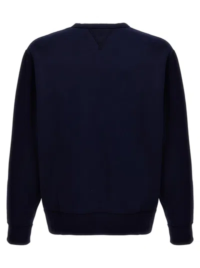 Shop Ralph Lauren Logo Sweatshirt In Cruise Navy