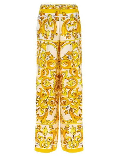 Shop Dolce & Gabbana Maiolica Trousers