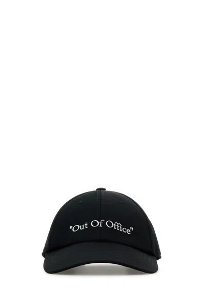 Off-white Cap In Black