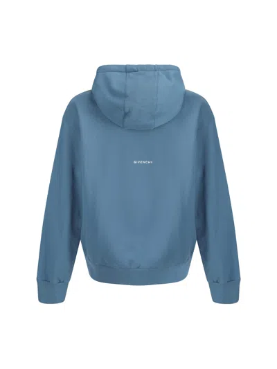 Shop Givenchy Hoodie In Blue