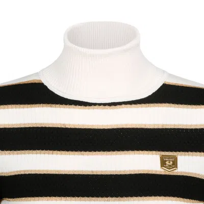 Shop Elisabetta Franchi Maglia Tricot In Black