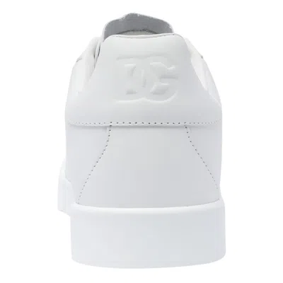 Shop Dolce & Gabbana Portofino Sneakers In White