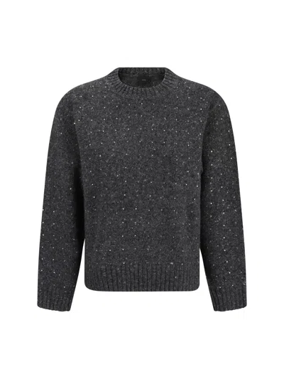 Shop Pinko Sweater In Grigio/nero