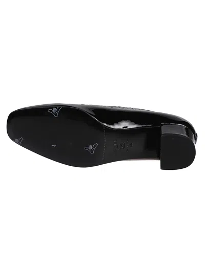 Carel Ladies Black Patent Eyelet Leather Mary Jane In Noir