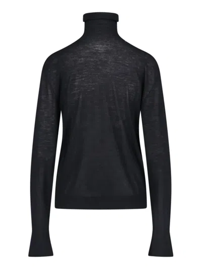 Shop Extreme Cashmere Thunder Turtleneck In Black