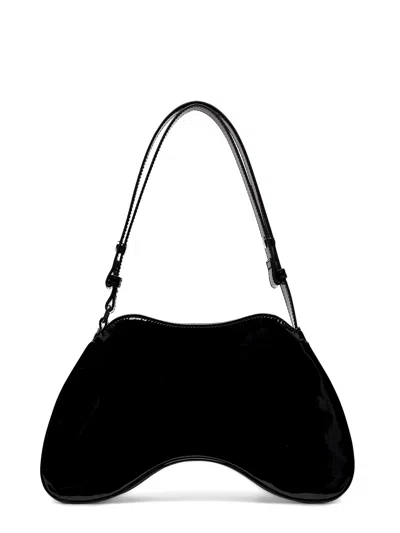 Shop Diesel Play Shoulder Bag In Black