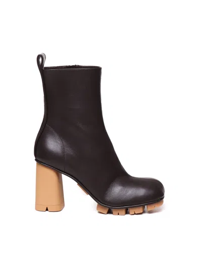 Shop Bottega Veneta Shore Ankle Boot In Fondant