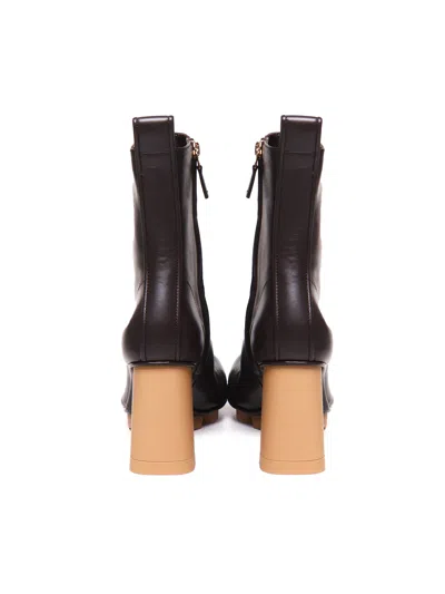 Shop Bottega Veneta Shore Ankle Boot In Fondant