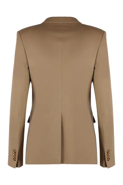 Shop Tagliatore J-parigi Double-breasted Jacket In Beige