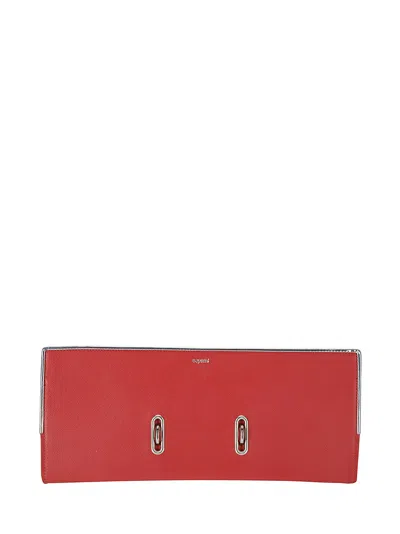 Shop Coperni Binder Clutch Bag In Red