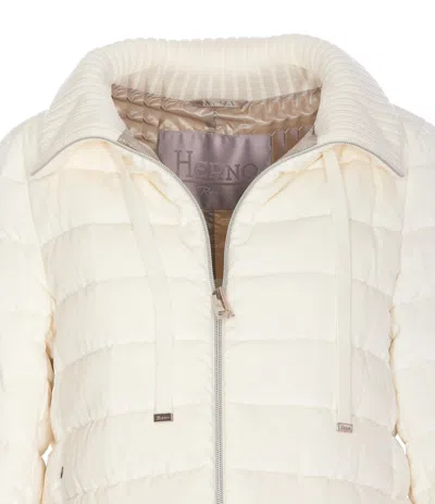 Shop Herno Down Jacket In White