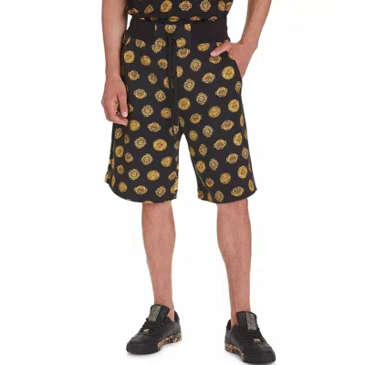 VERSACE JEANS COUTURE JEANS COUTURE BAROQUE PRINT SHORTS 