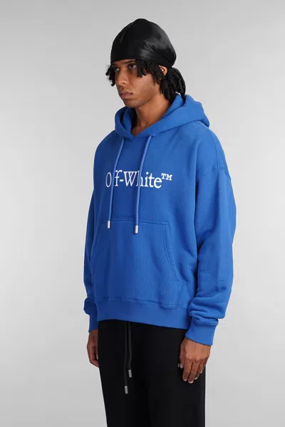 Off-white Man Sweatshirt Blue Size L Cotton